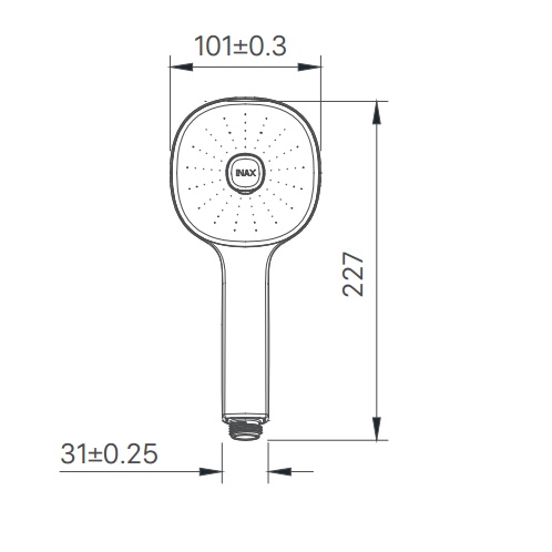 Tay sen tắm tăng áp inax BF-SC7 , BF-SC8, chính hãng, có massage, dễ vệ sinh kèm dây và gác