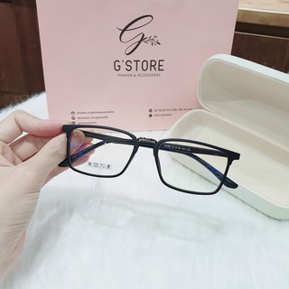 Gọng kính mắt nhựa dẻo thanh mảnh mắt vuông màu sắc thời trang Gstore 2165