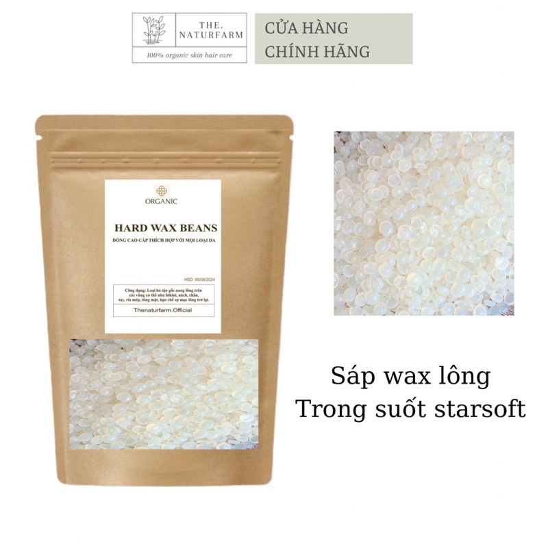 [ 300GR ] Sáp wax lông siêu bám dòng premier cao cấp - Sáp trong suốt &amp; sáp sữa dừa coconut