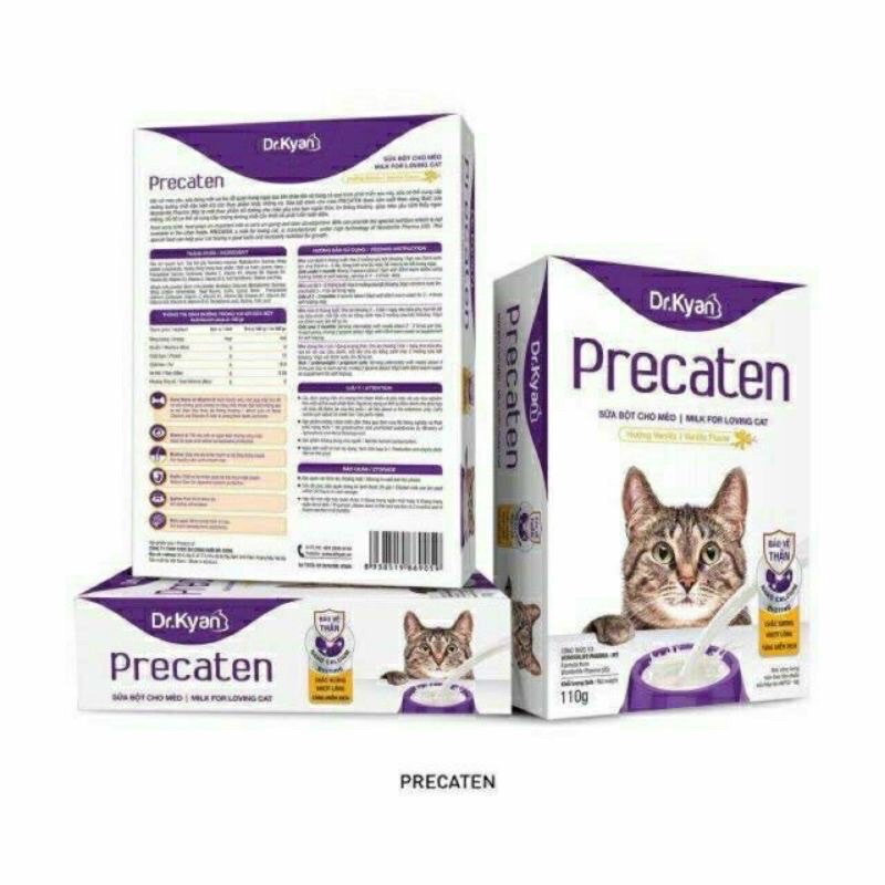 sữa bột cho mèo dr.kyan precaten hộp 110g