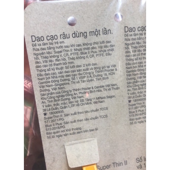 Dao cạo râu dùng 1 lần