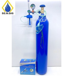 Bộ bình Oxy Y Tế 14 lít ( Full bộ phụ kiện đi kèm bình )