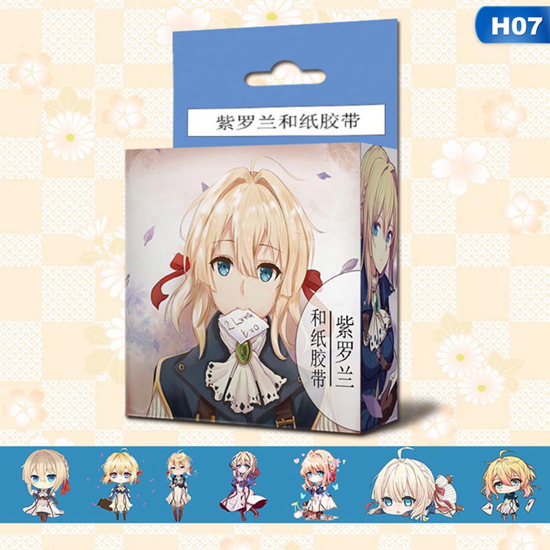 Cuộn băng keo washi dán trang trí in hình anime My Hero Academia DIY