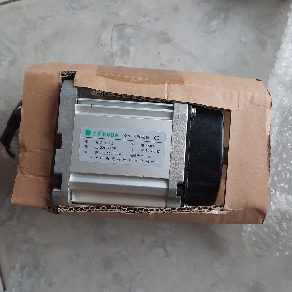 Bộ moto điện tử liền trục một kim cốt dài có đánh suốt dùng cho máy điện tử sài dây curoa juki 5550, santa,mitsubitsi...
