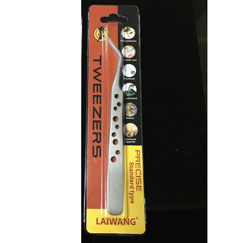 Bộ Nhíp Gắp Classic, Nhíp Tách Nối Mi Tweezers - Bộ 2 Cây