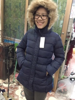 Áo phao Uniqlo kid (dáng dài)