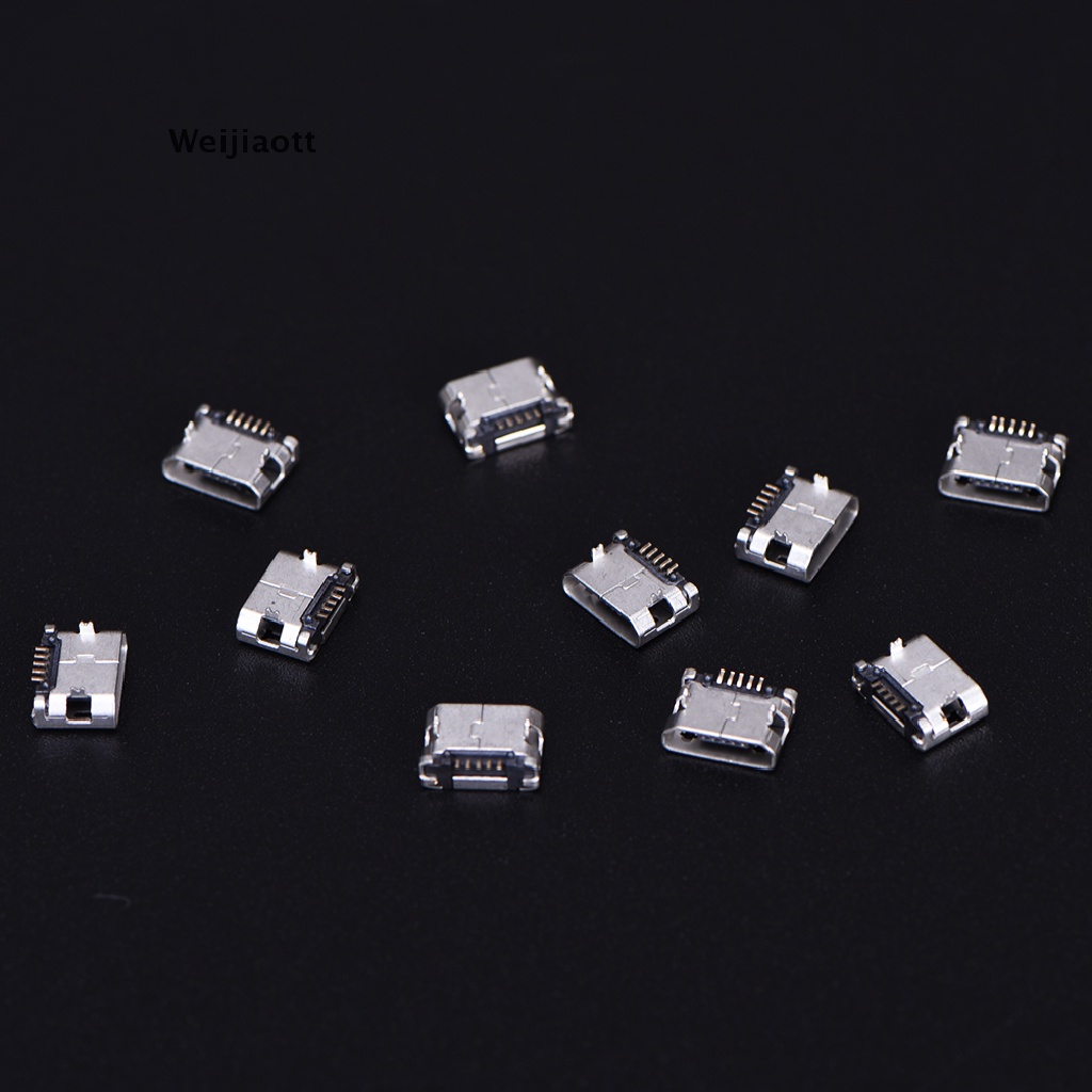 Set 10 đầu nối lỗ cắm Micro USB Type B 5 chấu tiện lợi
