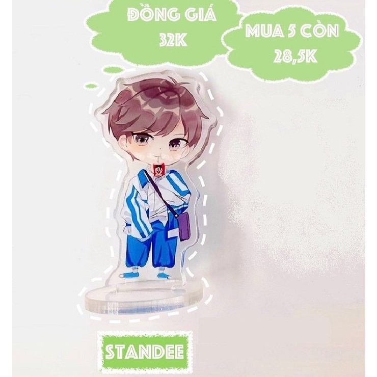 Standee Acrylic 8x8cm Trong Suốt In Theo Yêu Cầu in hình Boy Love, Đam Mỹ, Anime, Ma Đạo Tổ Sư, Bjyx, Thiên Quan Tứ Phúc
