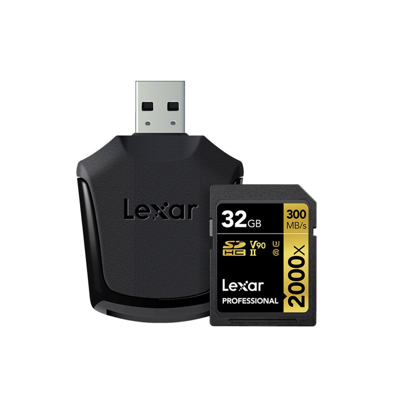 Thẻ Nhớ Lexar 300MB / s 64GB 32GB 128GB 2000x SDXC UHS-II U3 3D 4K DSLR