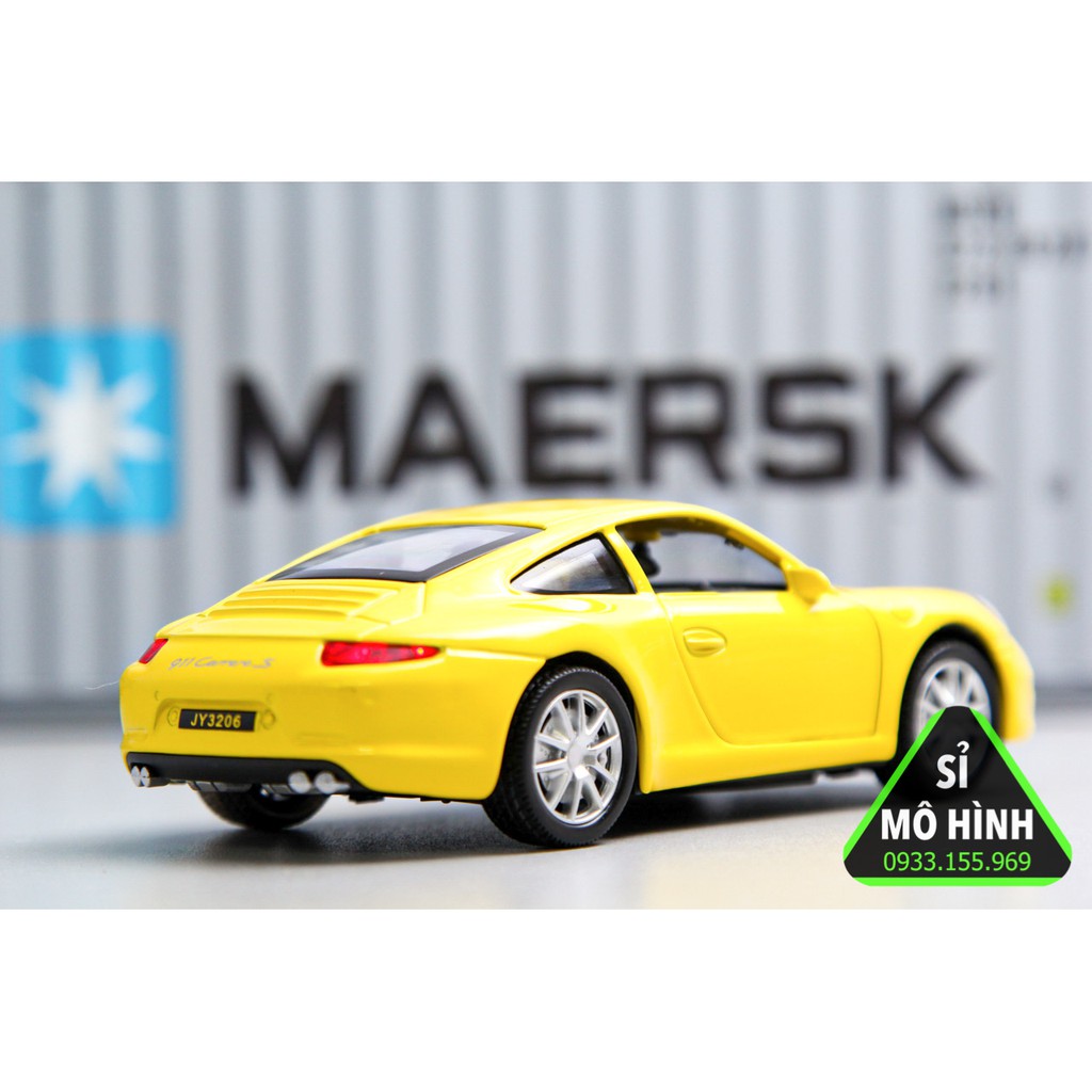 [ Sỉ Mô Hình ] Xe mô hình Porsche 911 Carrera S 1:32 Vàng