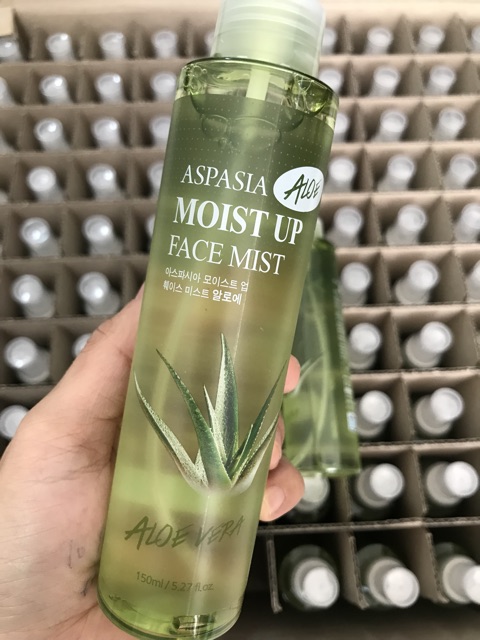 Xịt khoáng Aspasia Nha đam/Ốc Sên