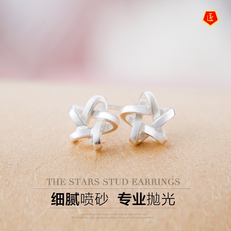 Bông Tai Hình Ngôi Sao Năm Cánh Thời Trang Hàn Quốc