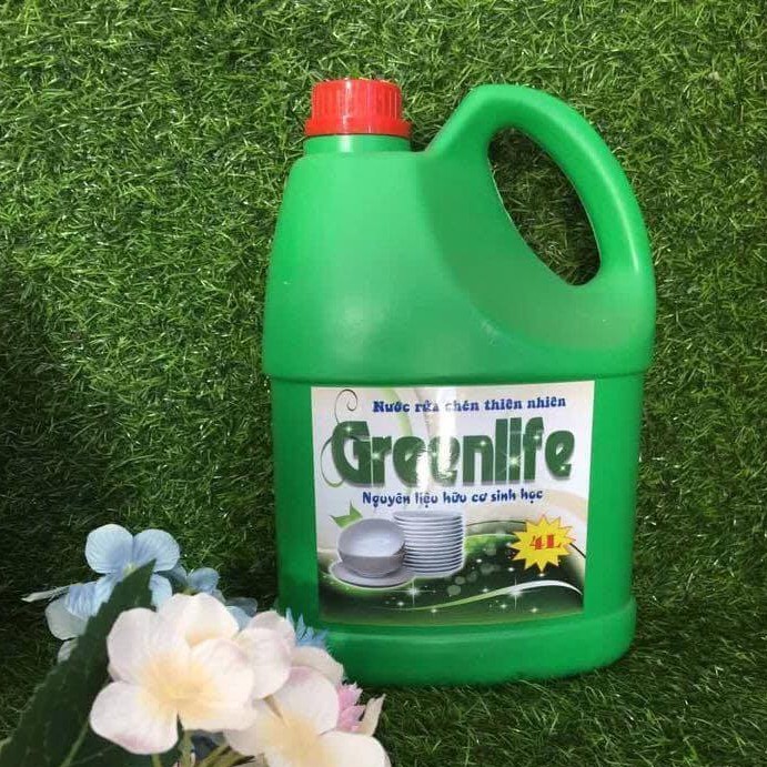 Nước rửa chén bồ hòn Greenlife 4L