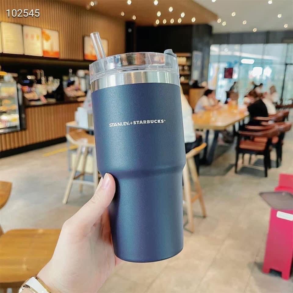 Cốc giữ nhiệt starbuck, bình giữ nhiệt cao cấp lõi inox 304