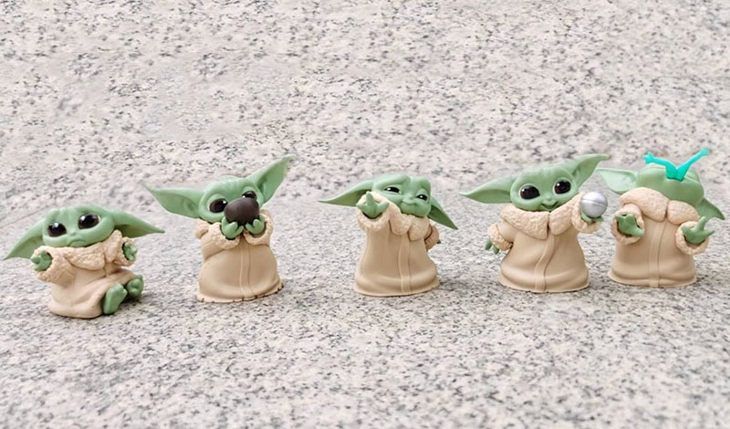 Mô Hình Nhân Vật Baby Yoda Grogu Phim Star Wars 5-6cm