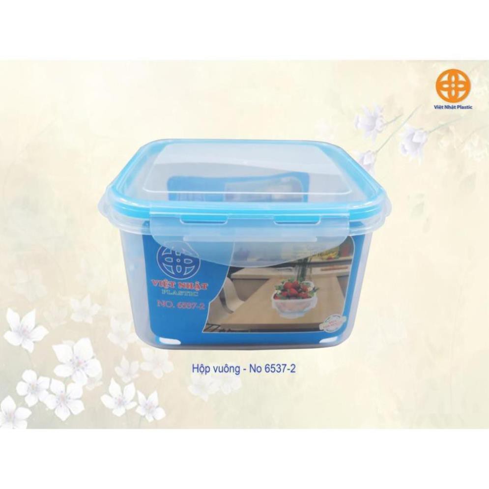 ( hang hot) Hộp vuông đựng thực phẩm Việt Nhật - đồ dùng nhà bếp tiện lợi