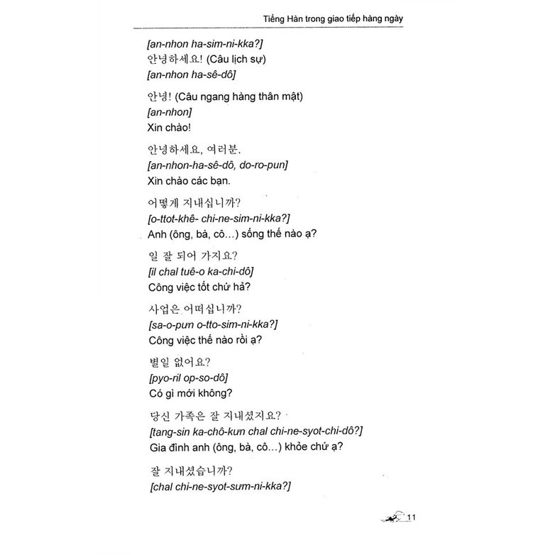 Sách - Tiếng Hàn Trong Giao Tiếp Hằng Ngày (Đỗ Thái Hòa- Văn Lang)