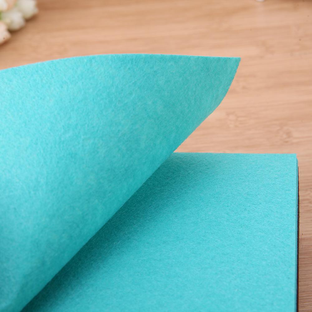 Bộ 40 tấm vải sợi polyester không dệt nhiều màu sắc 10*10cm dành cho làm đồ thủ công DIY