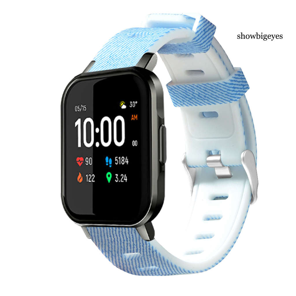 HAYLOU Dây Đeo Silicon Thay Thế Cho Đồng Hồ Thông Minh Xiaomi Amilou Ls02
