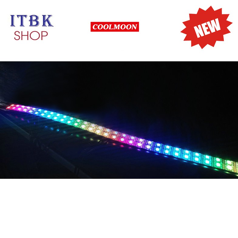 Dây Led Coolmoon RGB đồng bộ Hub Coolman / Coolmoon - Có Nam Châm