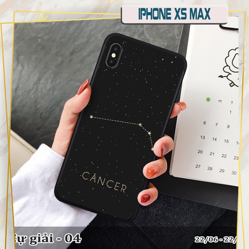 Ốp lưng kính 3D iPhone XS Max cung hoàng đạo