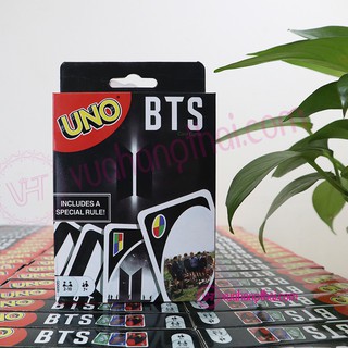 Bộ bài trò chơi UNO BTS - phiên bản mới nhất, giấy bìa cứng cao cấp