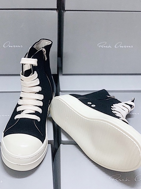 [Ảnh shop tự chụp] Giày Rick Owen cao cổ full box | BigBuy360 - bigbuy360.vn