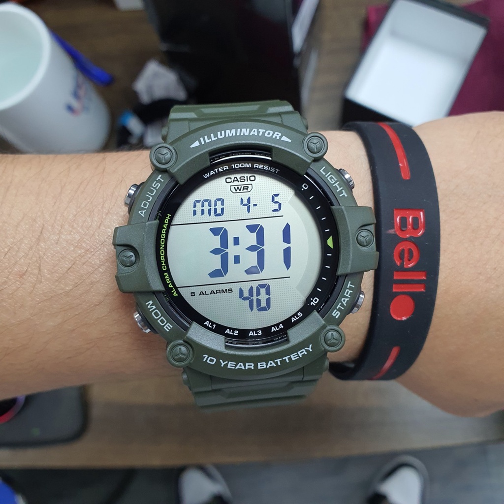 Đồng hồ Nam dây nhựa Casio AE-1500 chính hãng bảo hành 1 năm Pin trọn đời