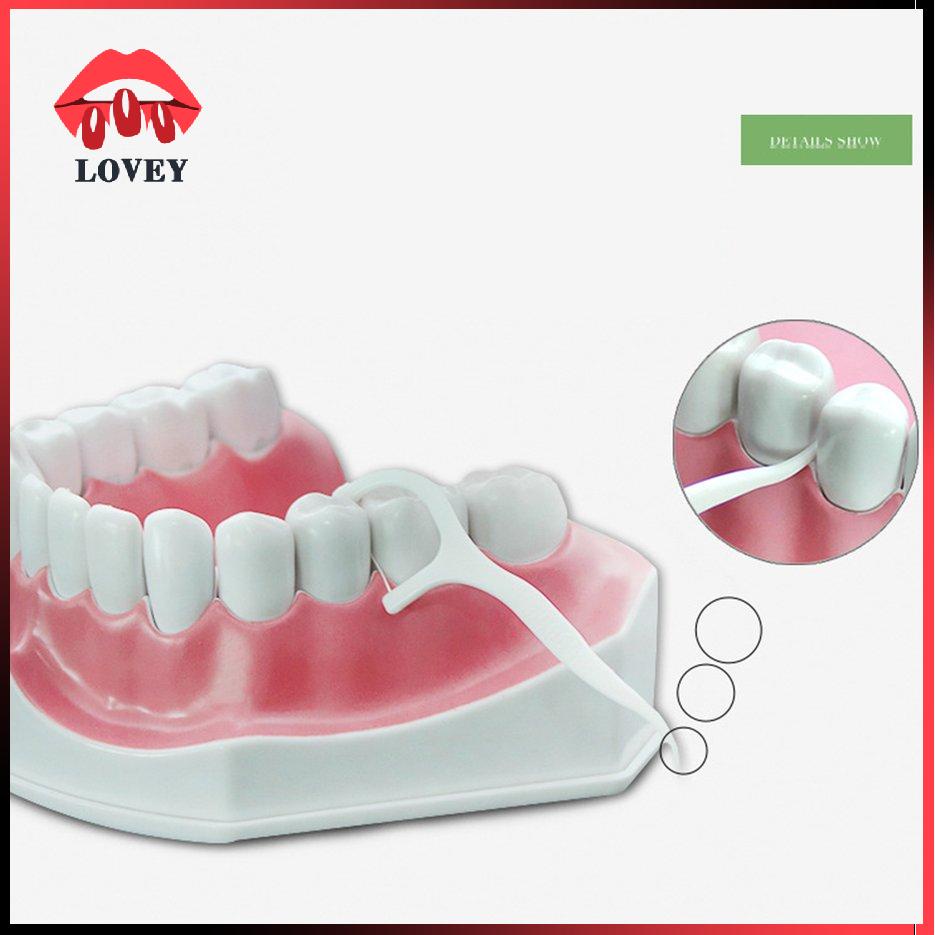 [Hàng mới về] Set 50 Tăm Chỉ Nha Khoa Độ Đàn Hồi Cao Dùng Một Lần