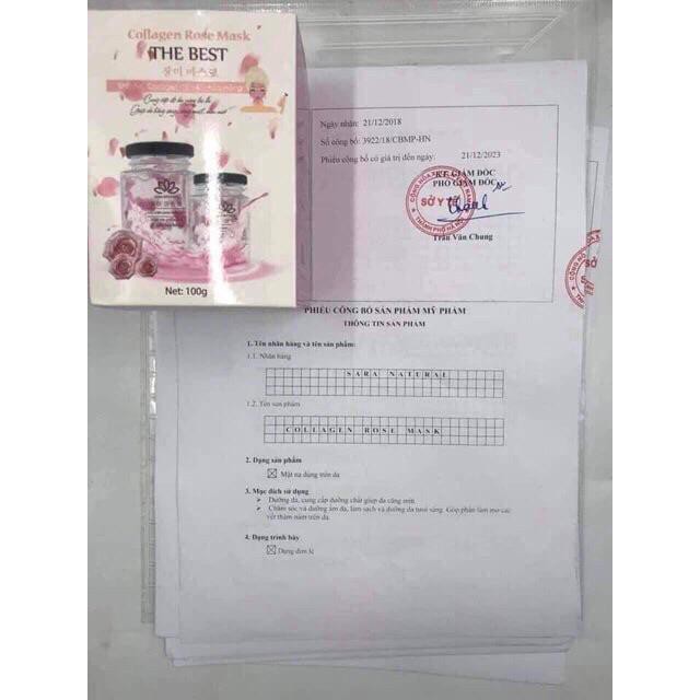 Mặt nạ ngủ yến tươi colagen mẫu mới.