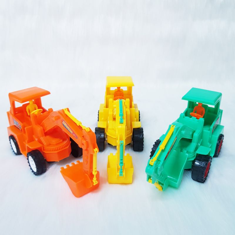 Đồ chơi xe máy xúc người lái bánh đà 667-14