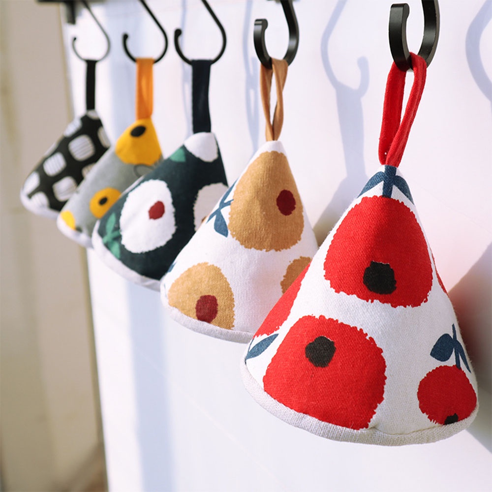 Dễ Thương Vỏ Bọc Tay Cầm Nồi Cách Nhiệt Chống Bỏng Họa Tiết Đáng Yêu