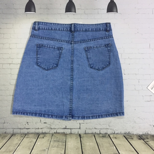 🍭[Form Rộng] Chân Váy Jeans 2 Túi Hông 4035-4036 | BigBuy360 - bigbuy360.vn