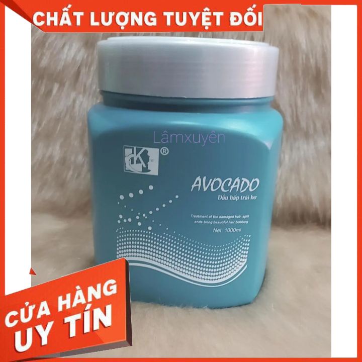 Hấp dầu AVOCADO TRÁI BƠ (1000ml) dưỡng chất giúp phục hồi và tái tạo tóc chắc khỏe