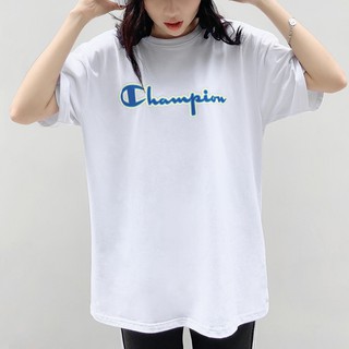 Áo Thun Logo Champion Màu Trắng
