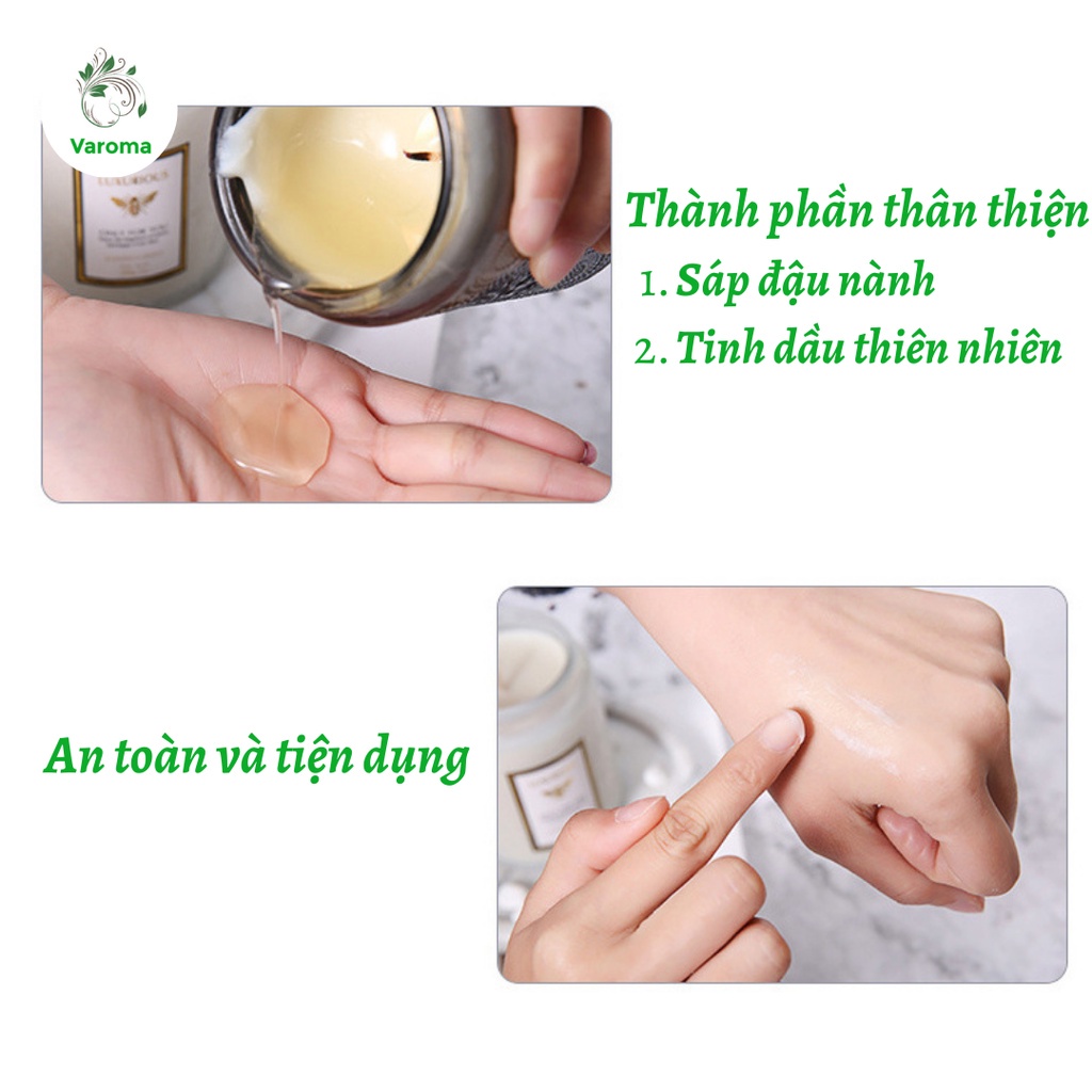 Nến Thơm Phòng VaromaS TRAVEL MEMORY Phụ Kiện Decor Thiên Nhiên Khử Mùi Thơm Phòng Ngủ Cao Cấp Sang Trọng NEN15 50g