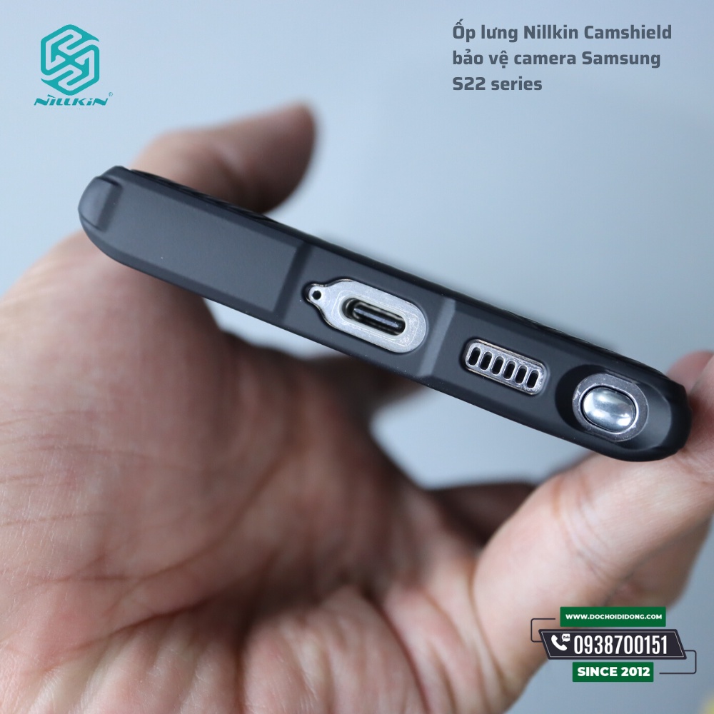 Ốp Lưng Trượt Che Camera Nillkin Camshield Pro Samsung S22 + Pro Plus Ultra 5G / S23 + Pro Plus Ultra 5G