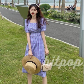 Váy cổ vuông bigsize