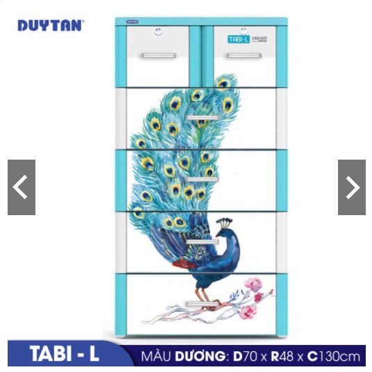 Tủ nhựa duy tân TABI-L 5 Tầng 6 Ngăn-DƯƠNG CHIM QUYÊN