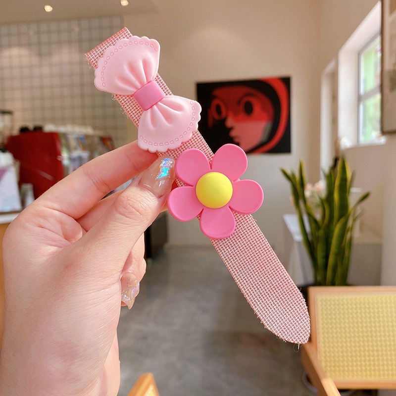 Kẹp Tóc Hoạt Hình Dễ Thương Phong Cách Hàn Quốc Cho Bé Gái