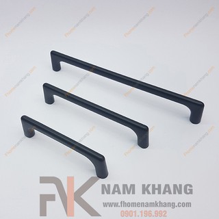 Tay nắm cửa tủ hiện đại chữ U màu đen mờ NK211-D (giá 1 cái)