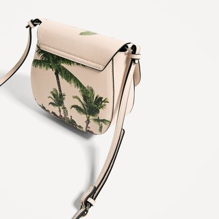 Túi đeo chéo nữ ZARA cây dừa