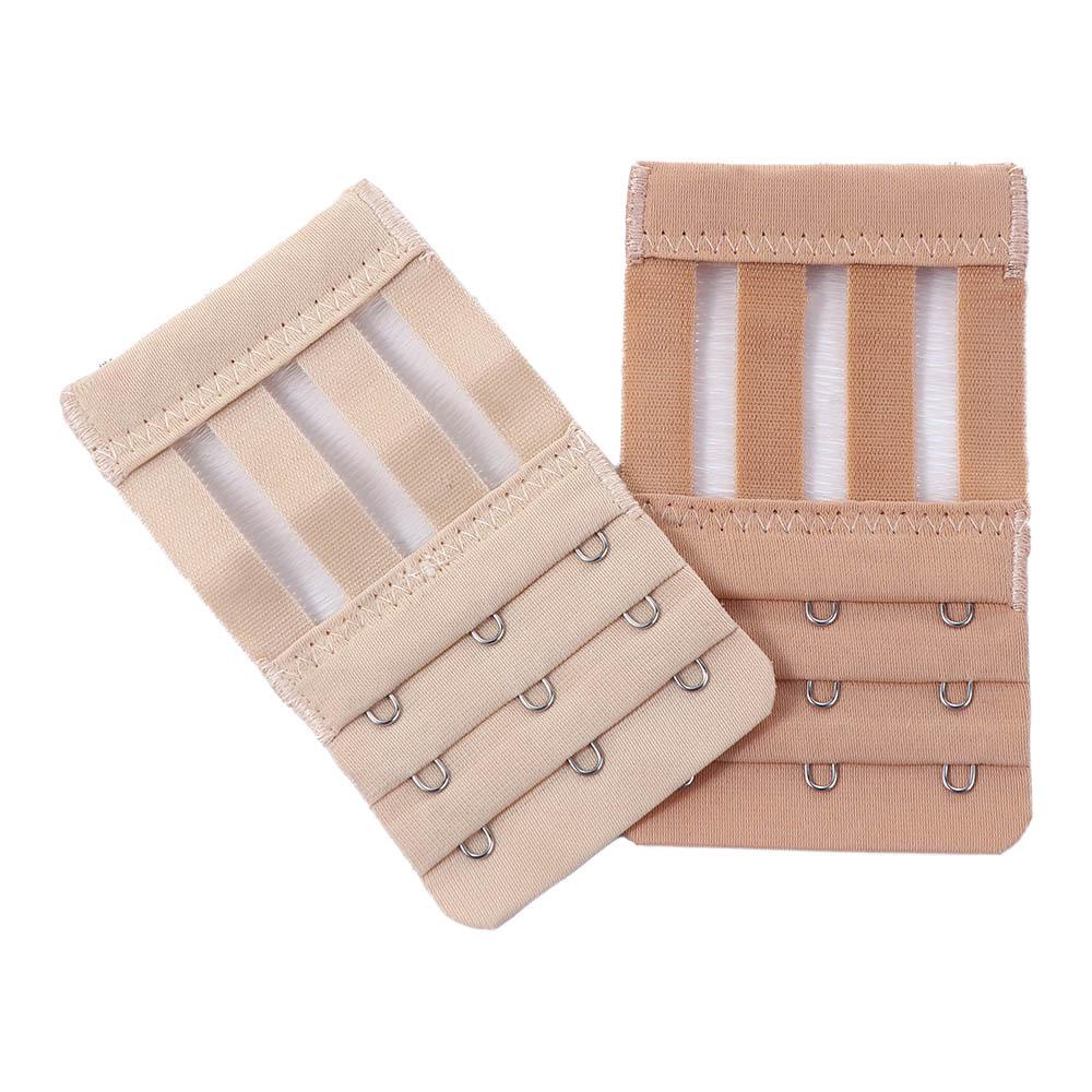 Aaron1 Dây Đai Mở Rộng Áo Ngực 4 Móc 3 Hàng Móc Đơn Giản Cho Nữ