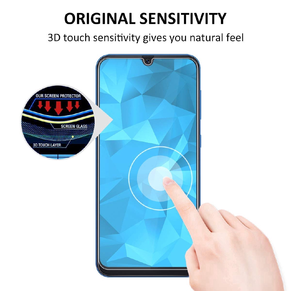 [DS] Set 3 Kính Cường Lực Bảo Vệ Màn Hình Cho Samsung Galaxy M10 M20 M30 A10 A20 A30 A40 A50 A80 A60 A70 A90 A80