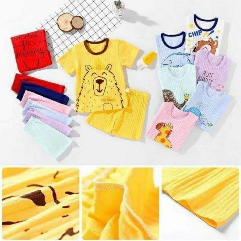 (Link Xả Lỗ)BỘ COTTON GIẤY CAO CẤP CHO BÉ TRAI VÀ BÉ GÁI (7-19kg)