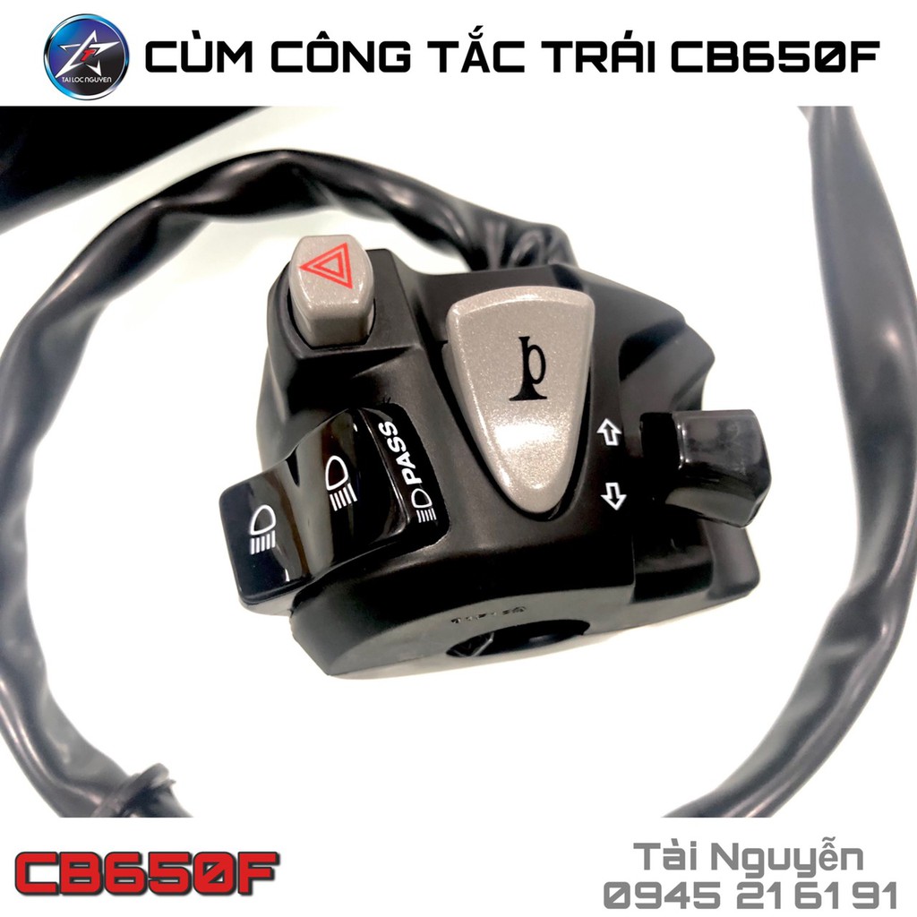 CÙM CÔNG TẮC TRÁI CB650F DÂY ZIN VÀ MOD SẴN DÂY CHO HONDA VARIO