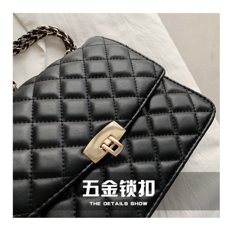 Túi xách nữ Cnk dáng hộp ô trám phong cách vintage SỈ TOÀN QUỐC