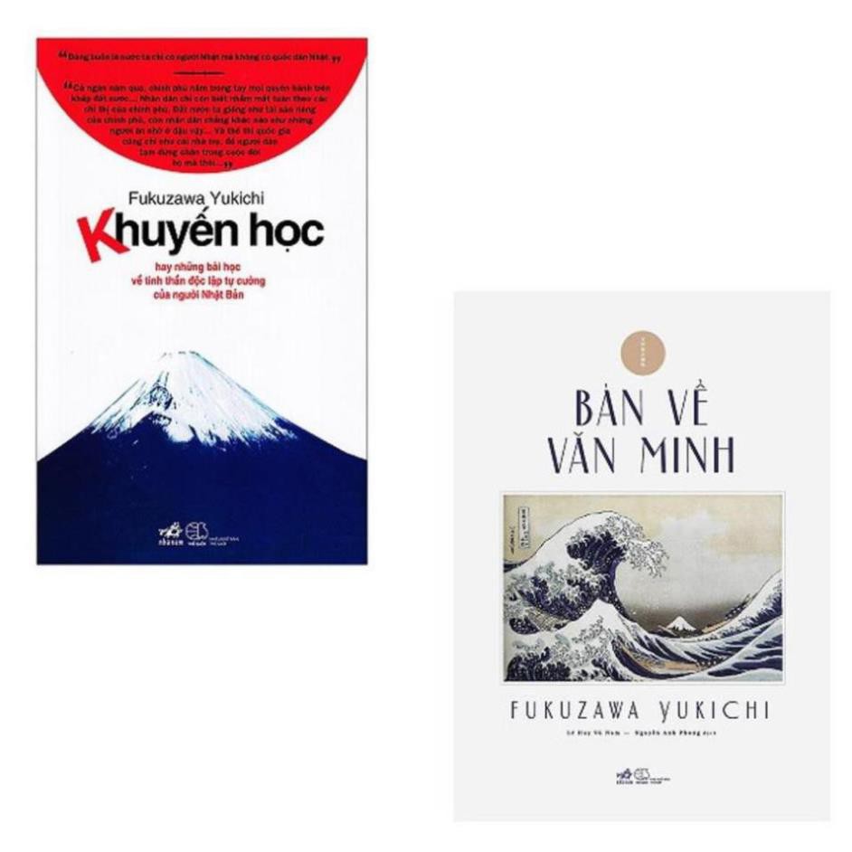 Sách Nhã Nam - Combo Khuyến học + Bàn Về Văn Minh