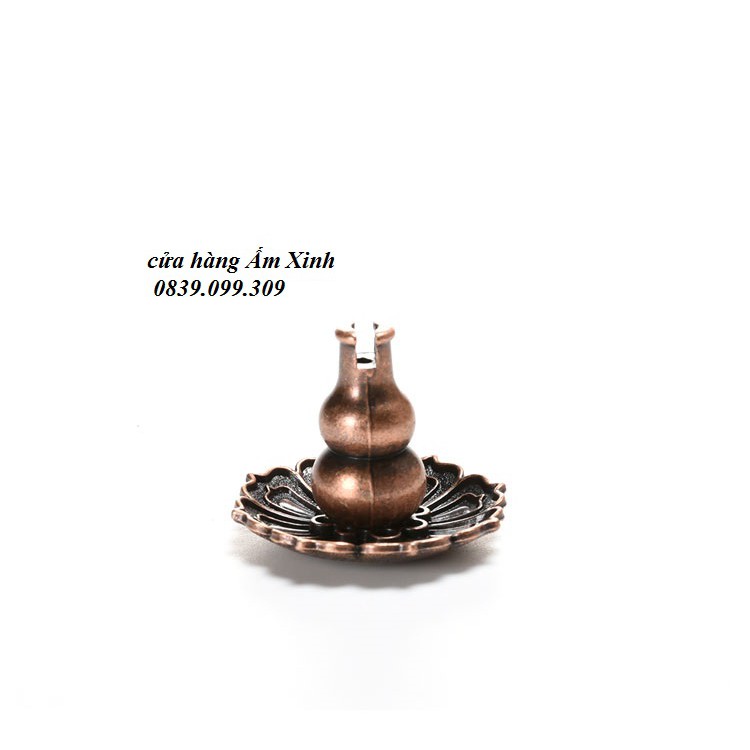 Bộ chân đế cắm các loại nhang bằng đồng