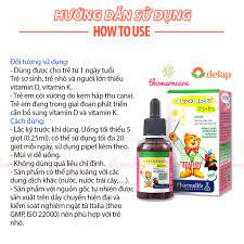 Pharmalife Fitobimbi D3K2 giúp xương và răng chắc khỏe, Lọ nhỏ giọt 30ml VITAMIN D3 K2 DROPS